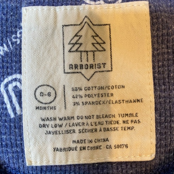 Arborist Toronto Blue Jays PJs.  0-6 months sleeper from Drake General Store. - Picture 3 of 3